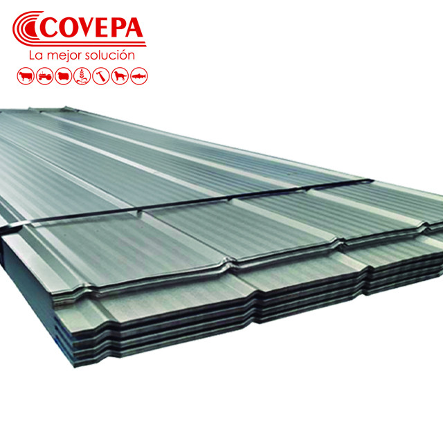 ZINC EN "V" ALUMINIO 0.35 X 3.5 M