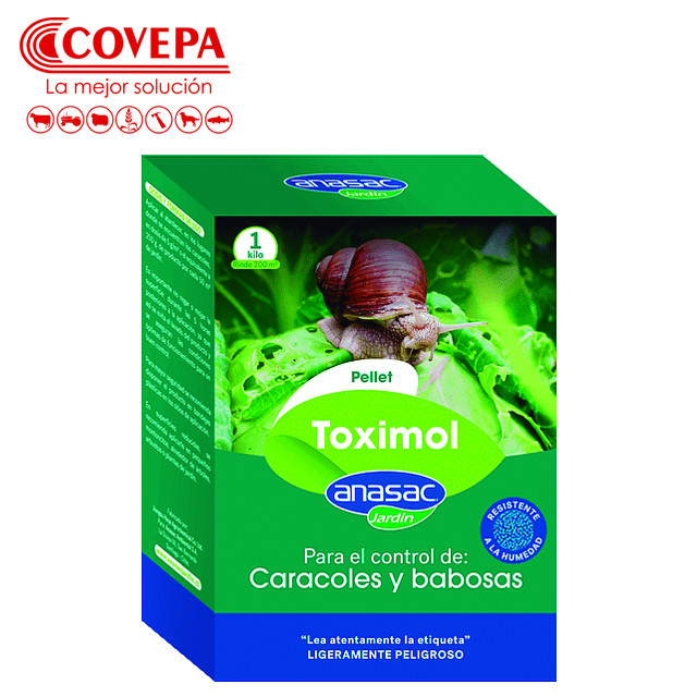 CEBO CARACOL TOXIMOL PELLET X 1 KG