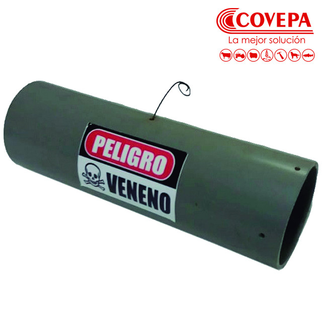 TUBO RATICIDA PVC 30 CM