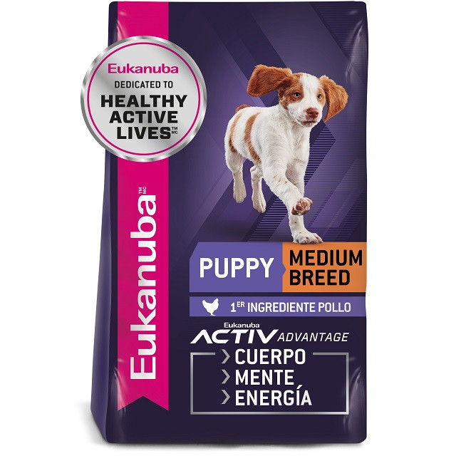 ALIMENTO PERRO EUKANUBA PUPPY MEDIUM BREED 2,27 KG