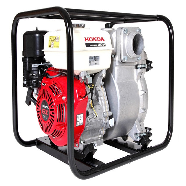 MOTOBOMBA HONDA WT-30 3X3 PASO DE SOLIDOS AGUAS TURBIAS