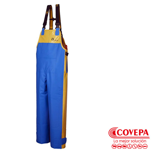 IMPERMEABLE JARDINERA GUY COTTEN NYLPECHE AZUL/AMARILLO TALLA L