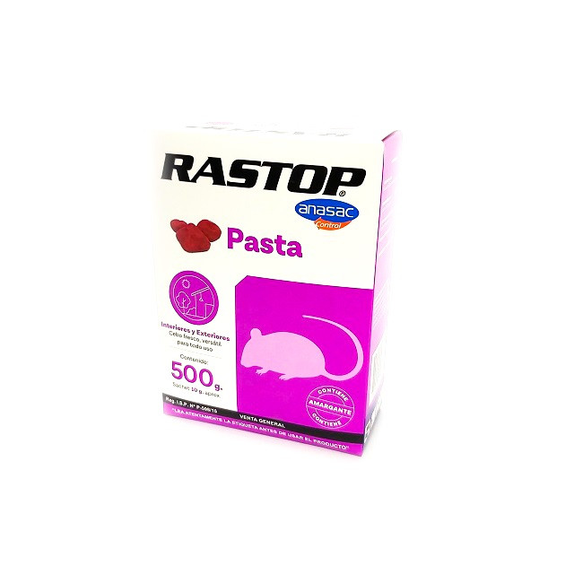 RATICIDA RASTOP PASTA X 500 G