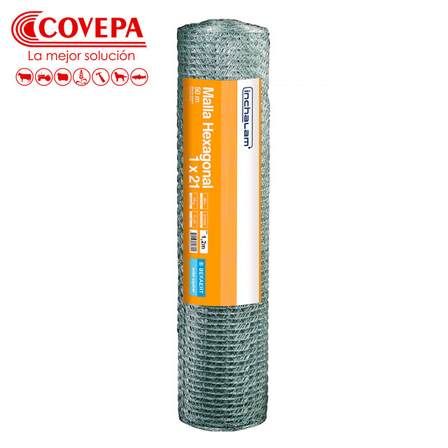 MALLA HEXAGONAL 1 X 21 X 1.0 MT. (50 MT)