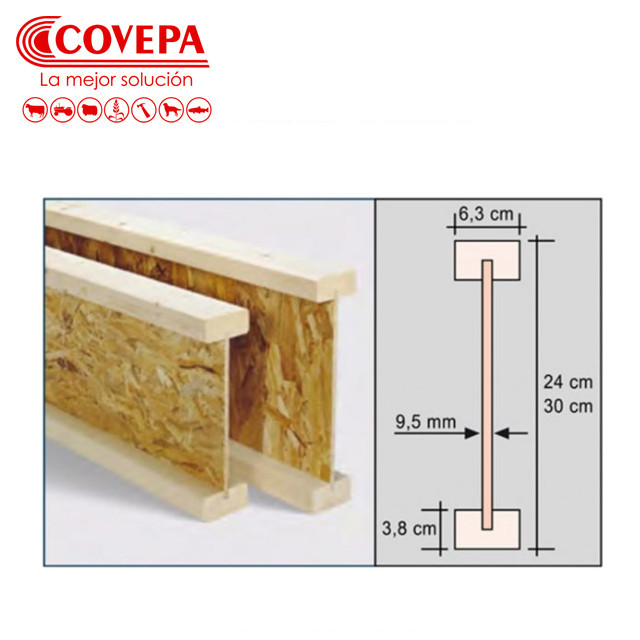 AGLOMERADO VIGA 2T LP 0.24 X 6MT