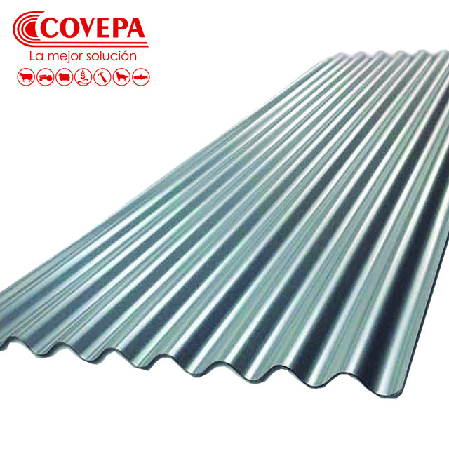 ZINC ACANALADO ALUMINIO 0.35 X 5 M
