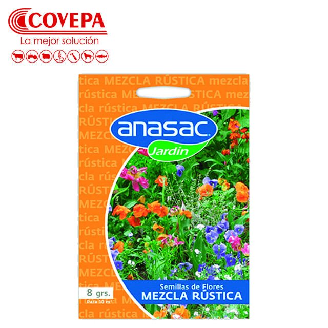 SEMILLA FLOR SILVESTRE RUSTICA X 8 GR